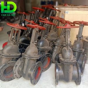 Van cổng gang JS 8 Van cổng gang ty nổi JS