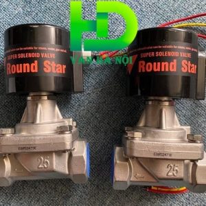 Van điện từ hơi nóng inox Round Star
