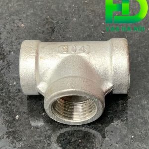 Tê ren inox